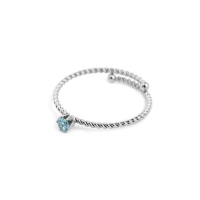 Anello con zircone 3mm