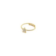 Anello stella con cristalli