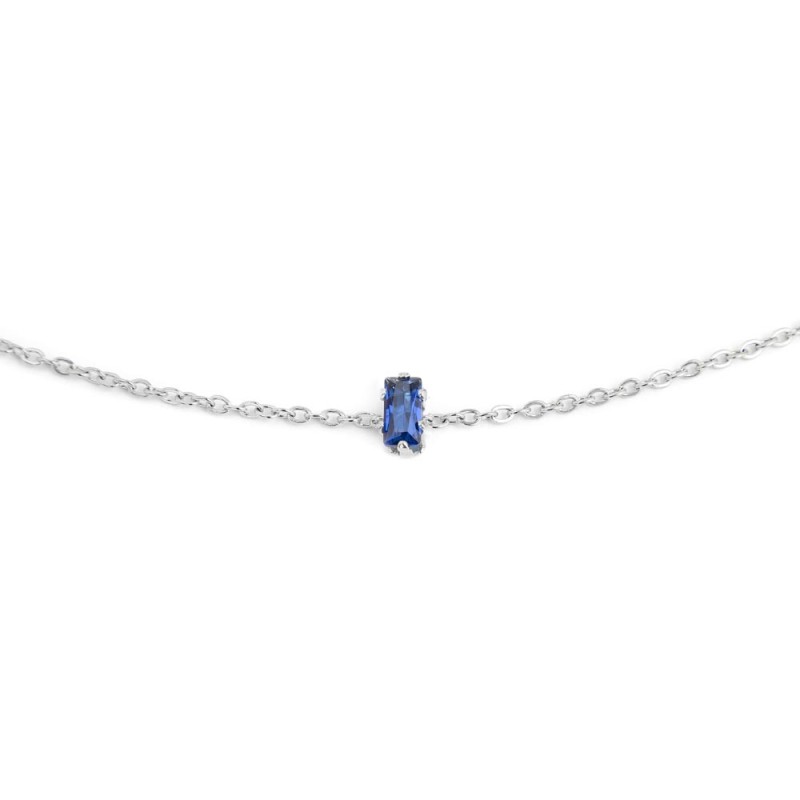 Bracciale con zircone baguette