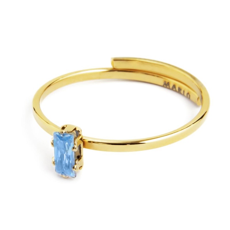 AN TG12 REGOL CON CUBIC ZIRCONIA BAUGETTE