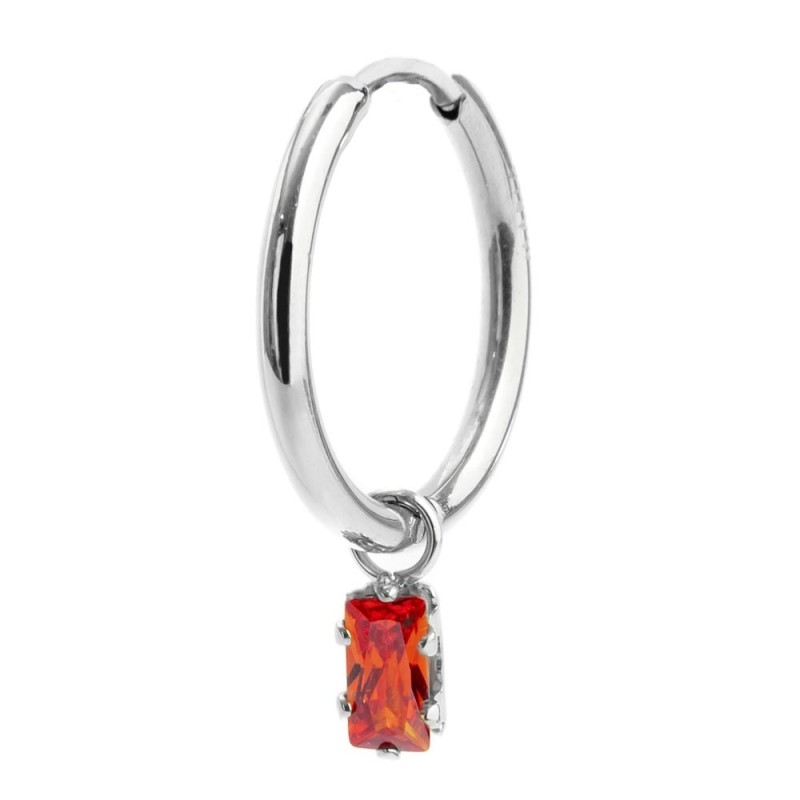 OR MONO 15,85MM CON PEND CUBIC ZIRCONIA BAUGETTE