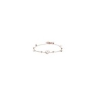 BRACCIALE CUORE MADR PERLA CON PEND EM E CZ