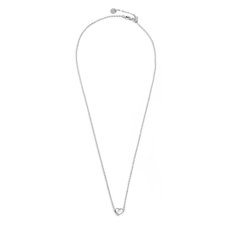 COLLANA CON CUORE IN MADRE PERLA