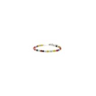 Bracciale agata sfaccettata 4mm