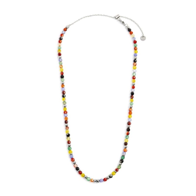 Collana agata sfaccettata