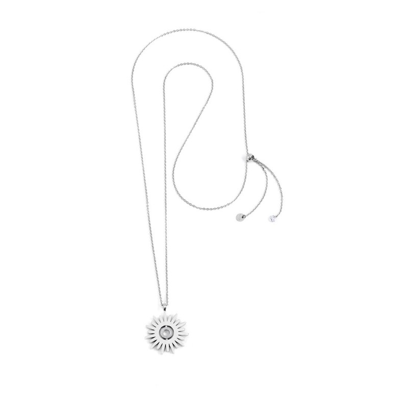 COLLANA CON PENDENTE SOLE 50 MM