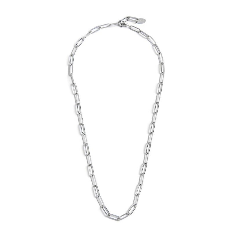 COLLANA CON CATENA A MAGLIA LARGA