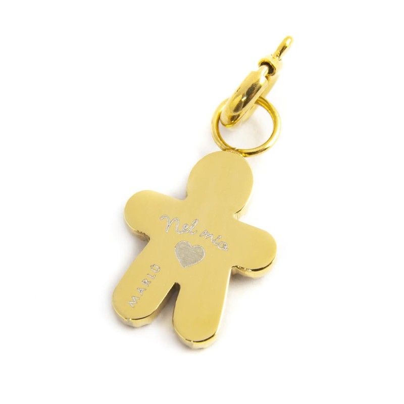 Charm bimbo con cristalli