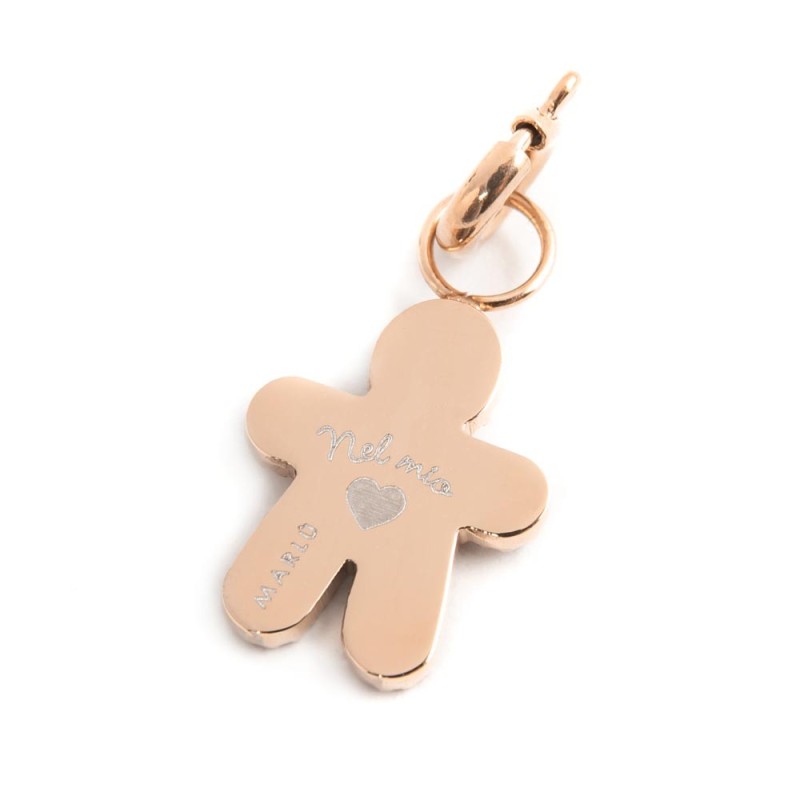 Charm bimbo con cristalli