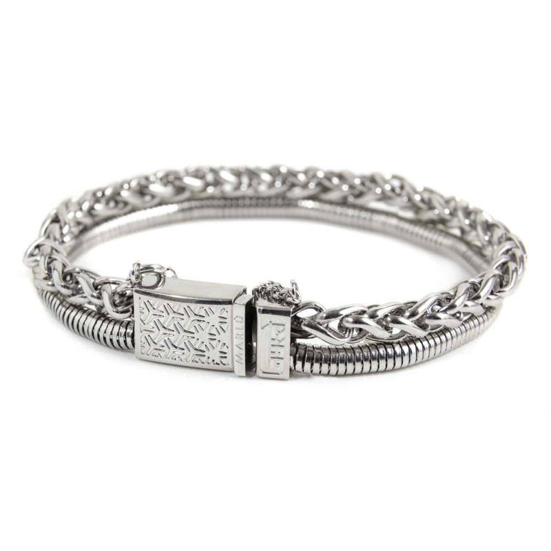 Bracciale catena sonaglio e snake