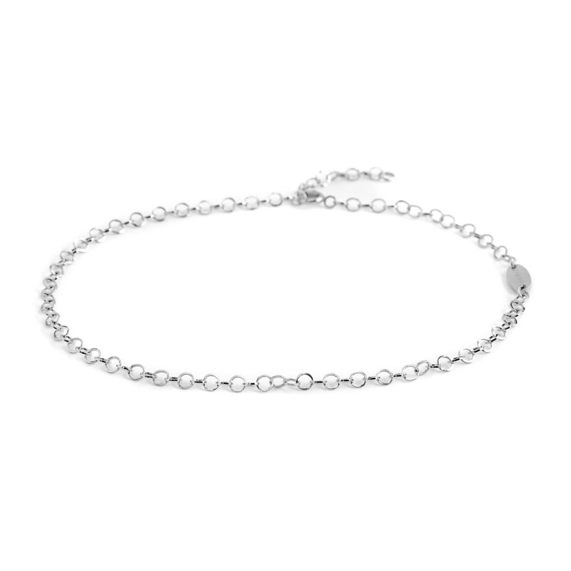 CAVIGLIERA CON CATENA SQUARE WIRE "O"