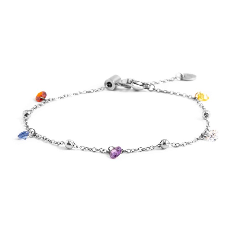 Bracciale con zirconi e sfere