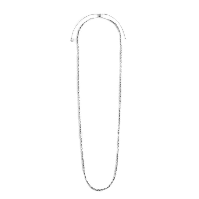 Collana catena "o" e catena square wire twist