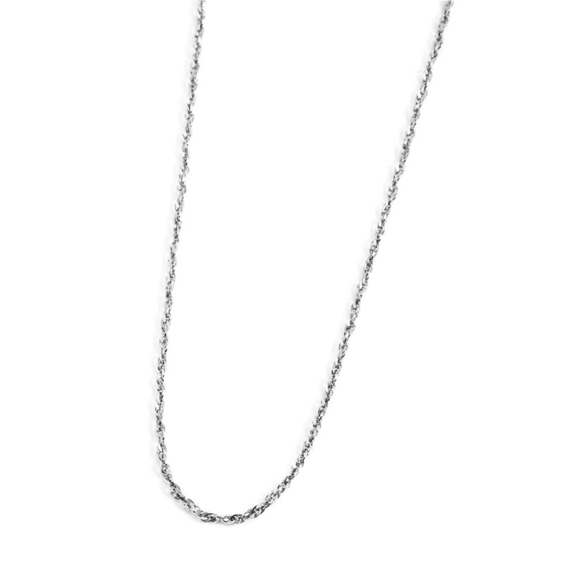 Collana catena "o" e catena square wire twist
