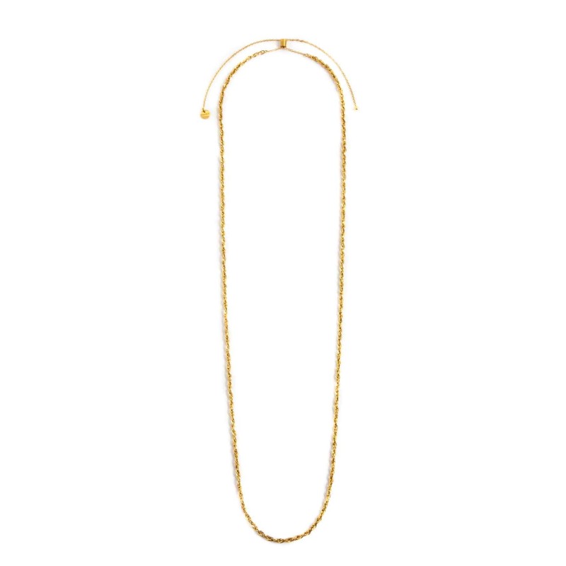 Collana catena "o" e catena square wire twist