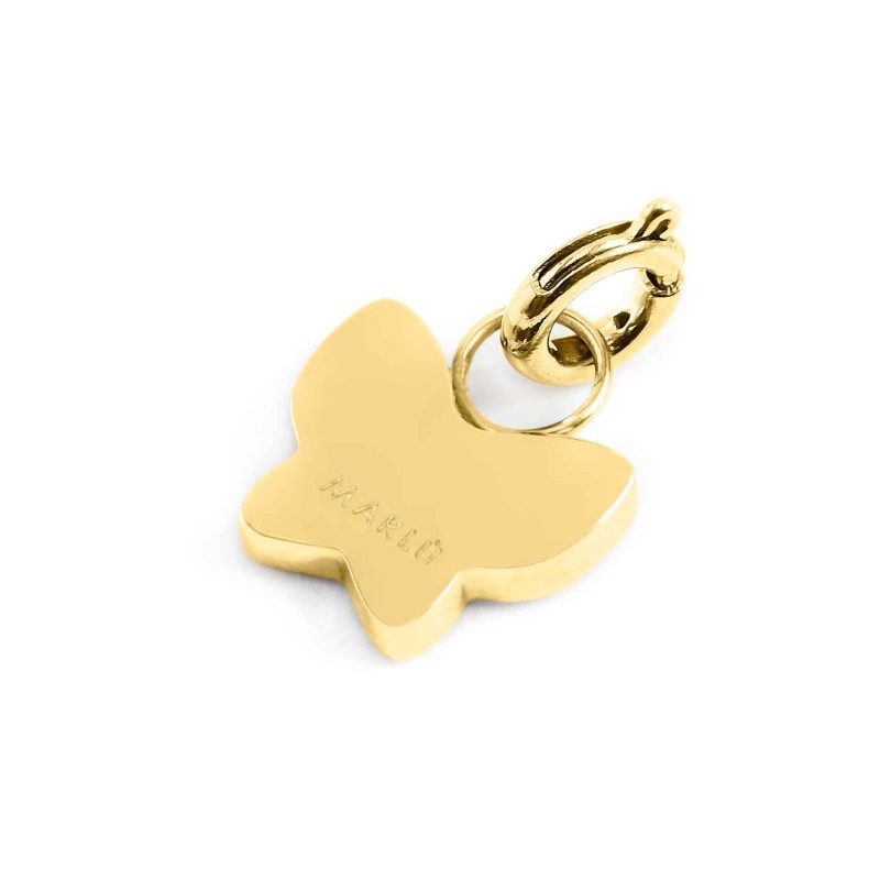 Charm farfalla con cristalli