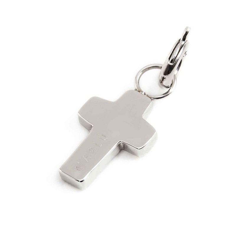 Charm croce con cristalli