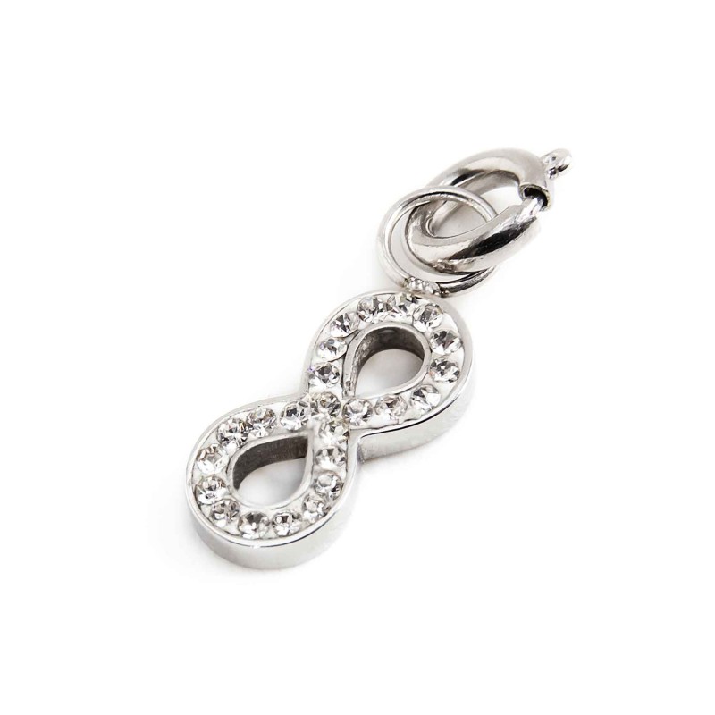 CHARM CRISTALLI BIANCHI INFINITO