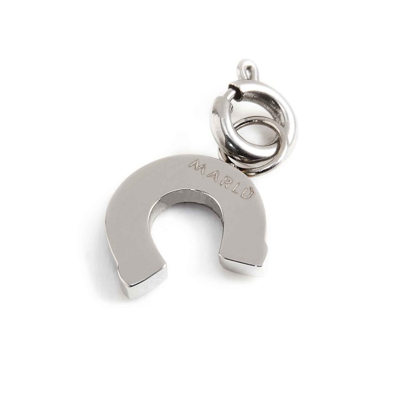 Charm ferro di cavallo con cristalli