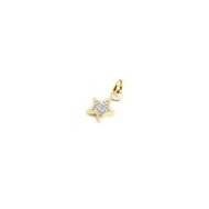 Charm stella con cristalli