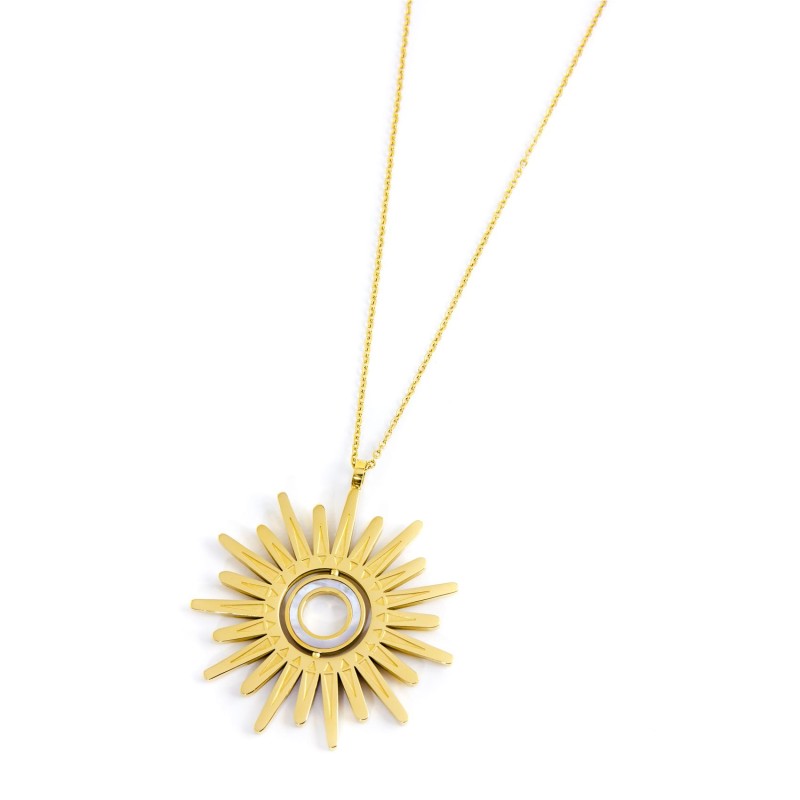 Collana pendente sole 50mm