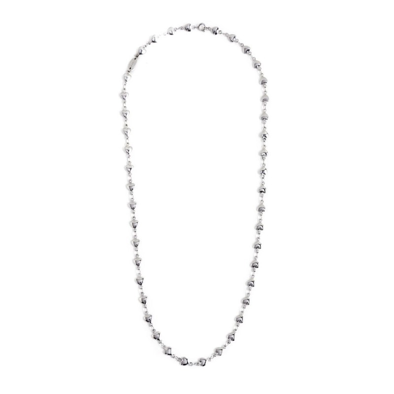 Collana catena cuori
