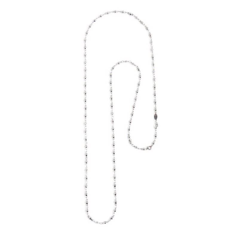 COLLANA CATENA SFERE 90CM