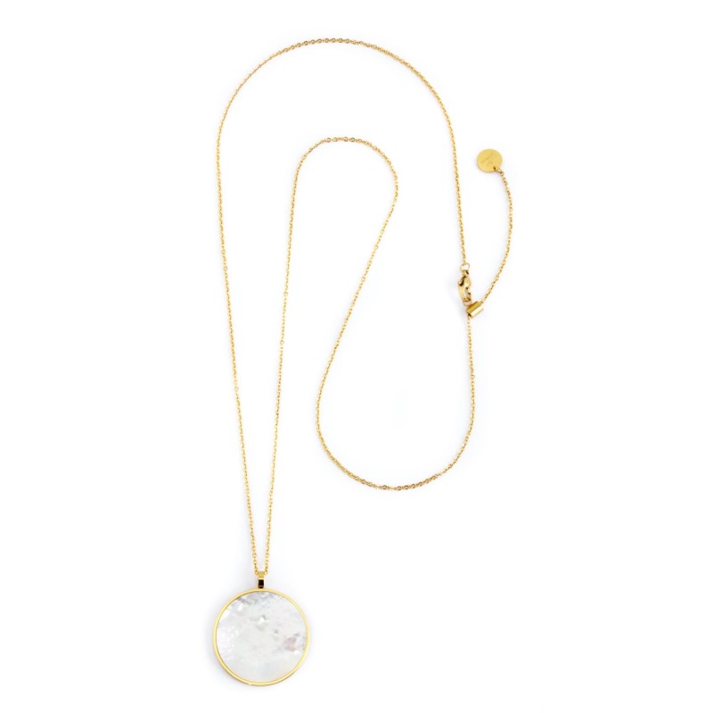 Collana pendente madreperla