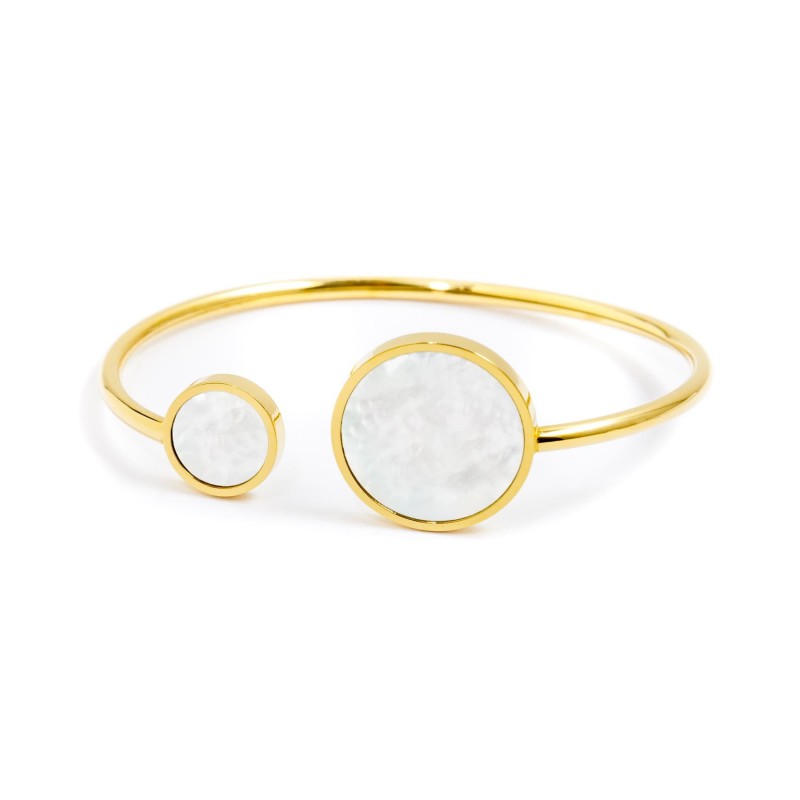 Bracciale rigido madreperla