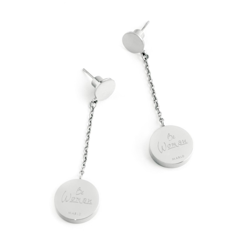 S.STEEL EARRINGS PENDANT MOTHER OF PEARL S.STEEL EARRINGS PENDANT MOTHER OF PEARL