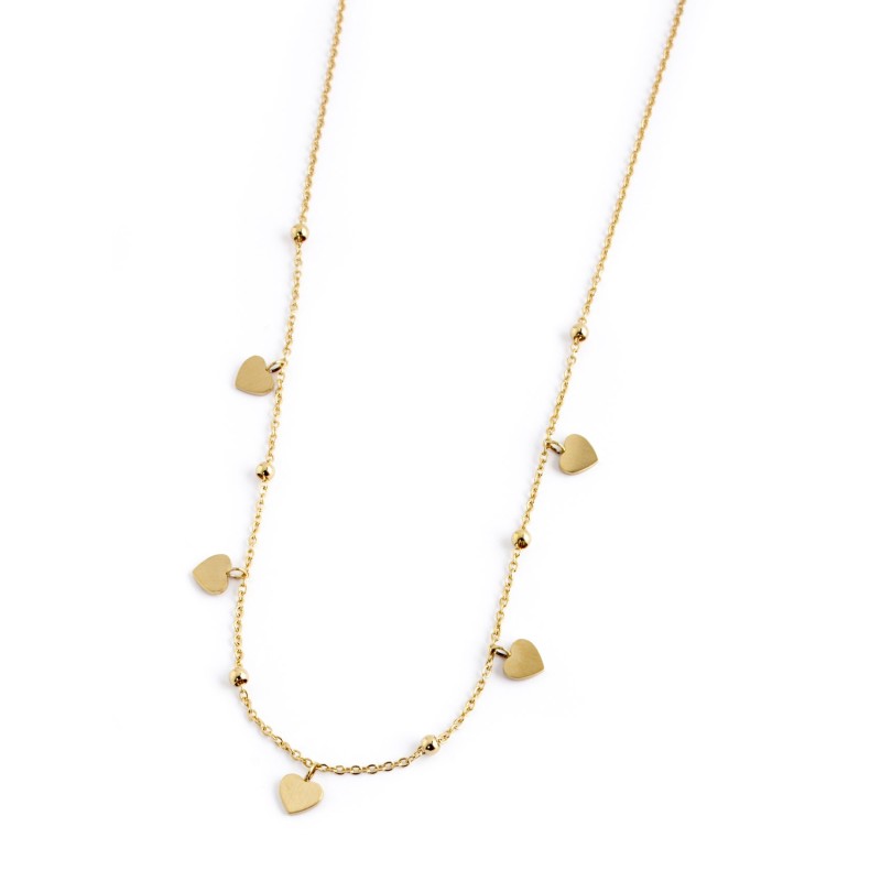 Collana cuori pendenti
