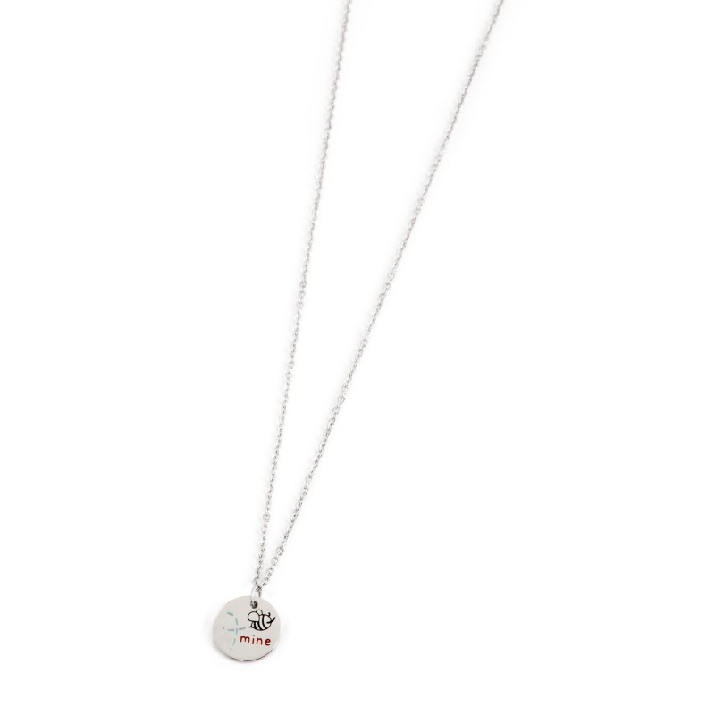 COLLANA ACCIAIO TAG MINE