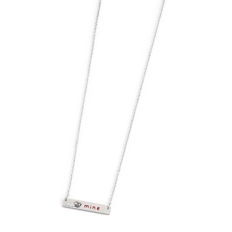 COLLANA ACCIAIO CON TAG LOVE