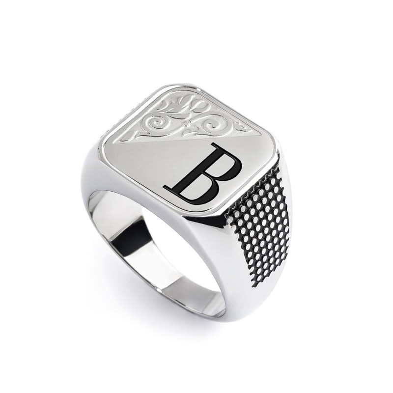 Piastrina quadrata con lettera changy