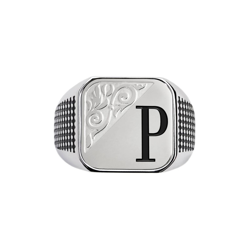 Piastrina quadrata con lettera changy