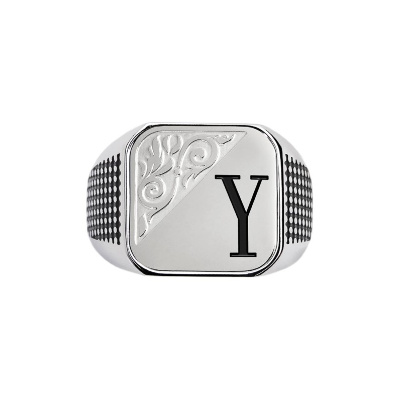 Piastrina quadrata con lettera changy