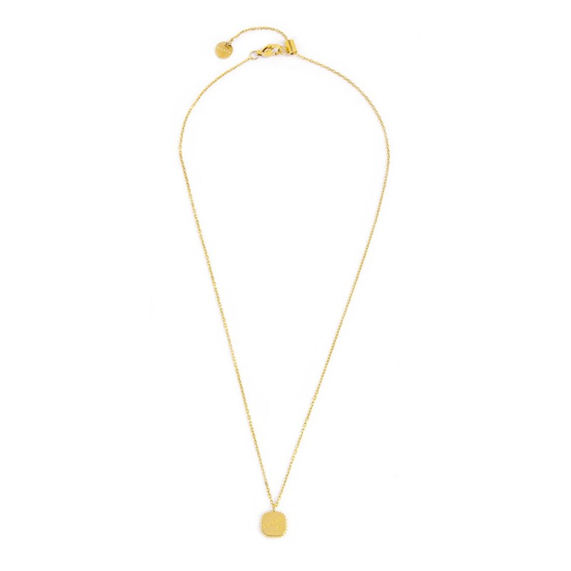 Collana con piastrina cuore pendente