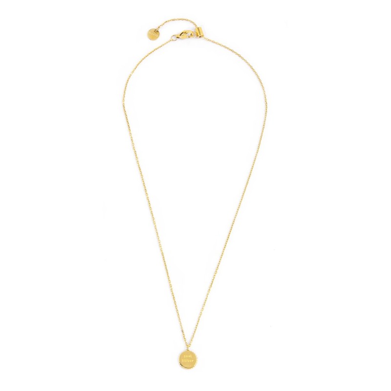 Collana con medaglietta infinito pendente