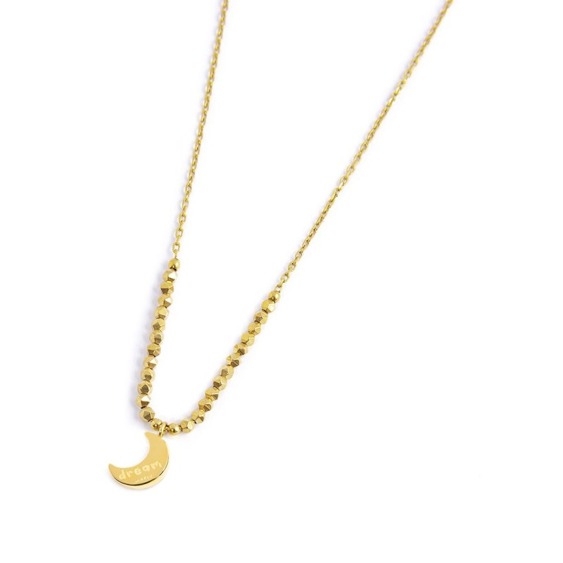 Collana luna pendente ed ematite