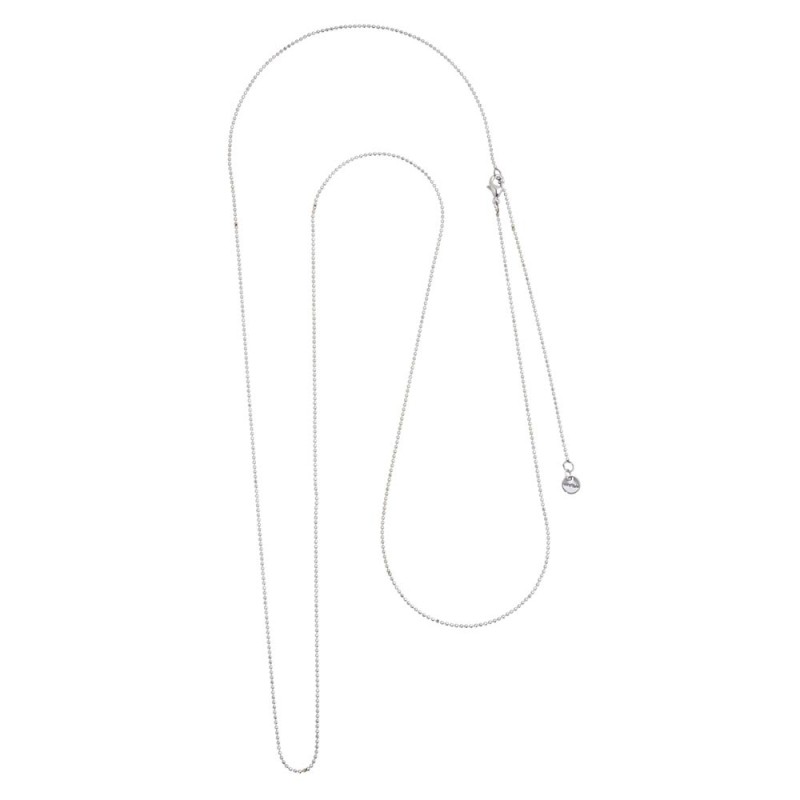 Collana catena pallini sfaccettati