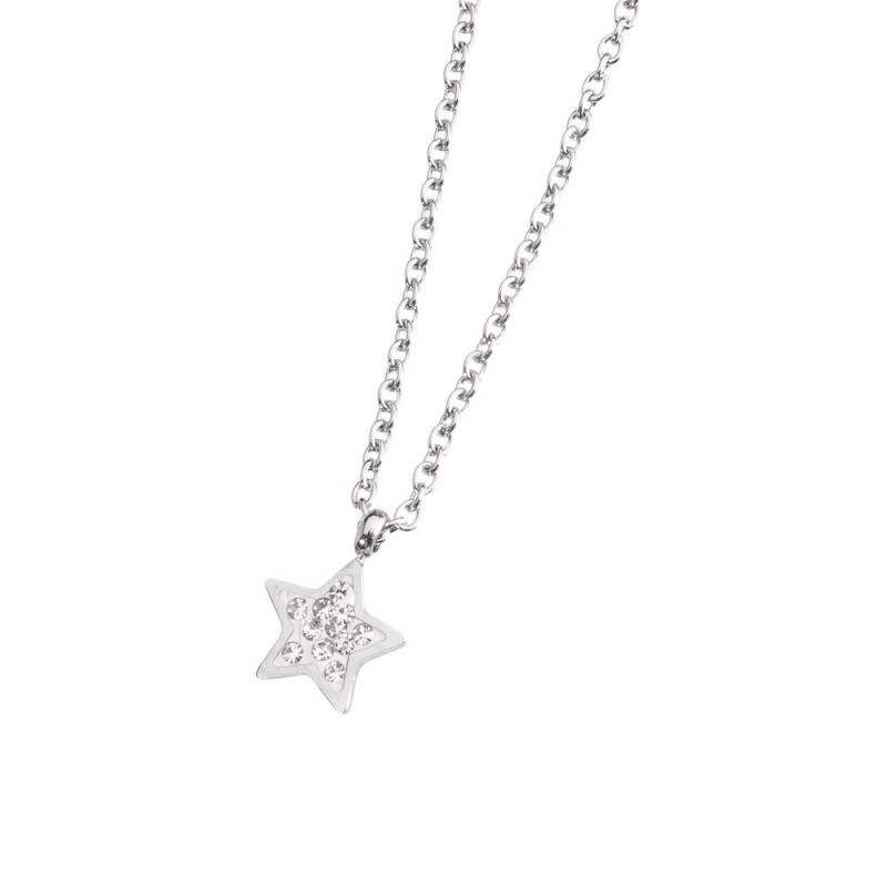 Collana stella con cristalli