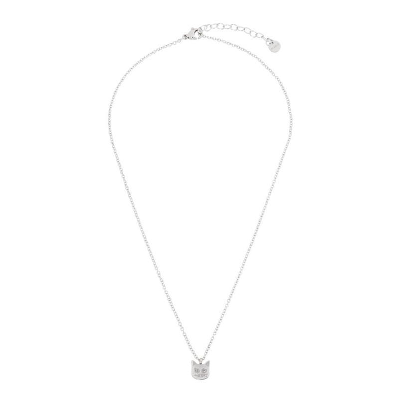 Collana gatto con cristalli