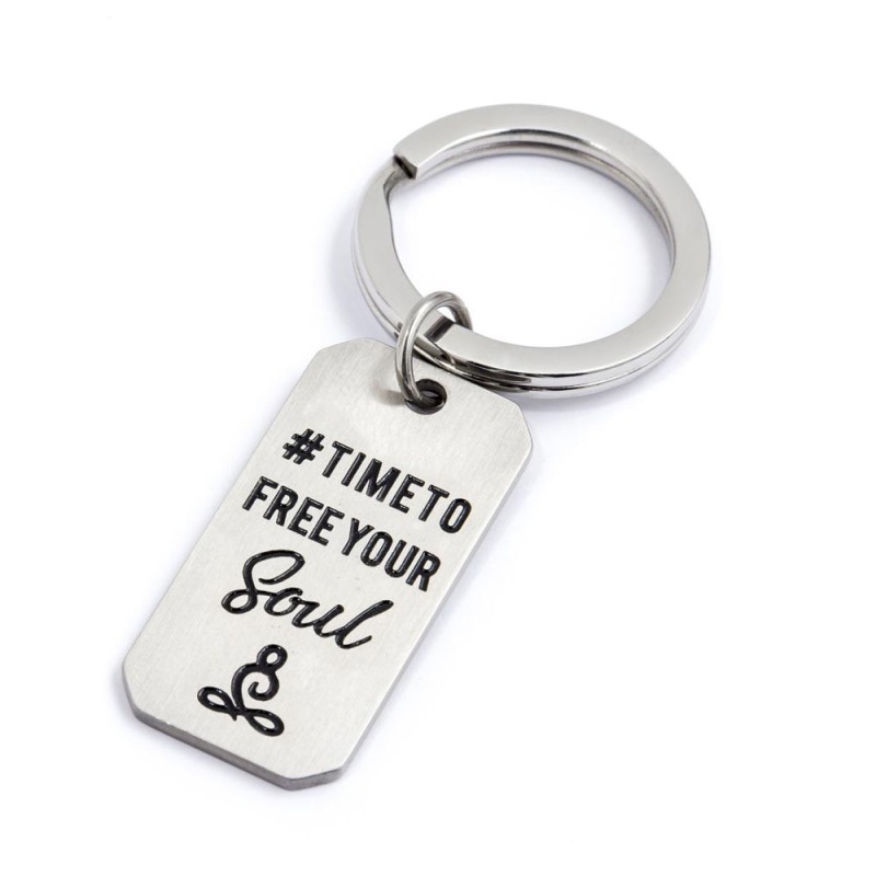 Portachiavi timeto free your soul
