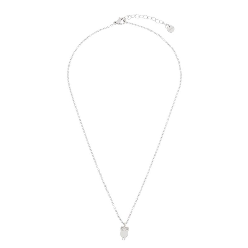 Collana gufo con cristalli