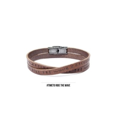 2 ROUNDS ADJUSTABLE BRACELET 2 rounds adjustable leather bracelet  ride the wave
