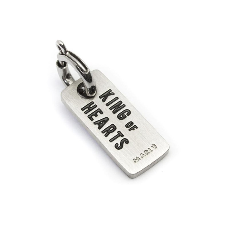 K LETTER CHARM S.Steel charm whith K letter , mat finshing Time to 11 collection