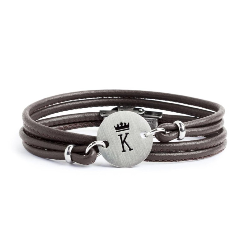 Bracciale in pelle king