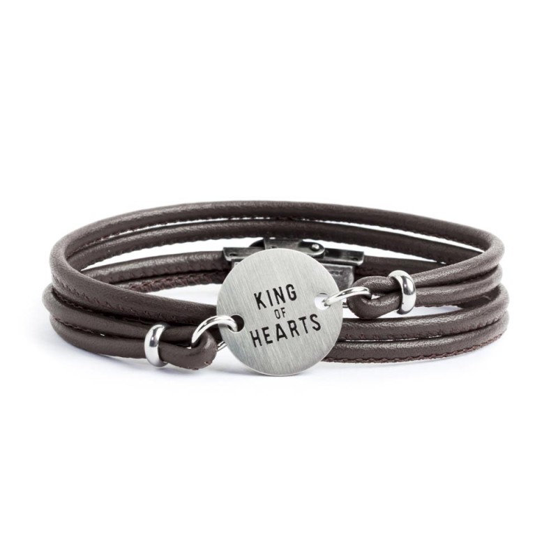 Bracciale in pelle king