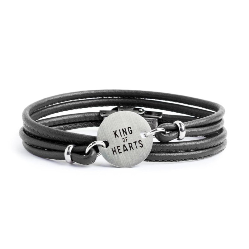 Bracciale in pelle king
