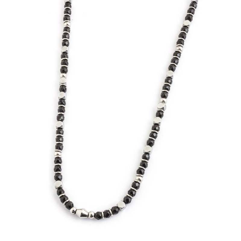 Collana agata sfaccettata